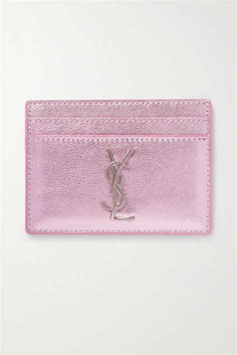 baby pink ysl card holder|ysl pink card holder.